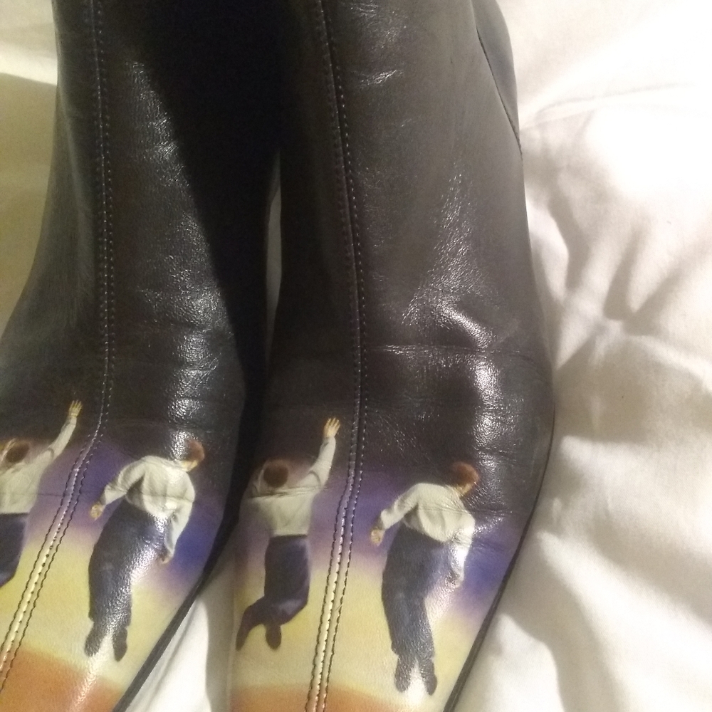 RARE Vintage Icon Art genuine leather boots - Picture 16 of 16